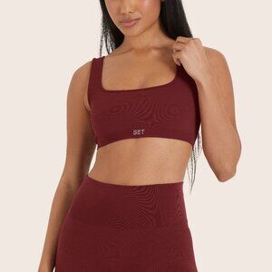 SET Active SCULPTFLEX® POWER BOX CUT BRA - TRAIL Size STrail / S